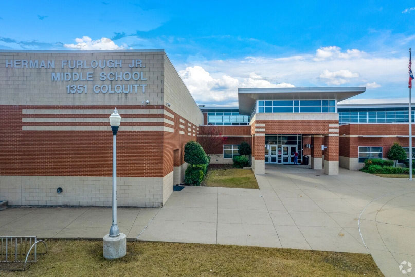 Herman Furlough Jr. Middle School in Terrell, TX